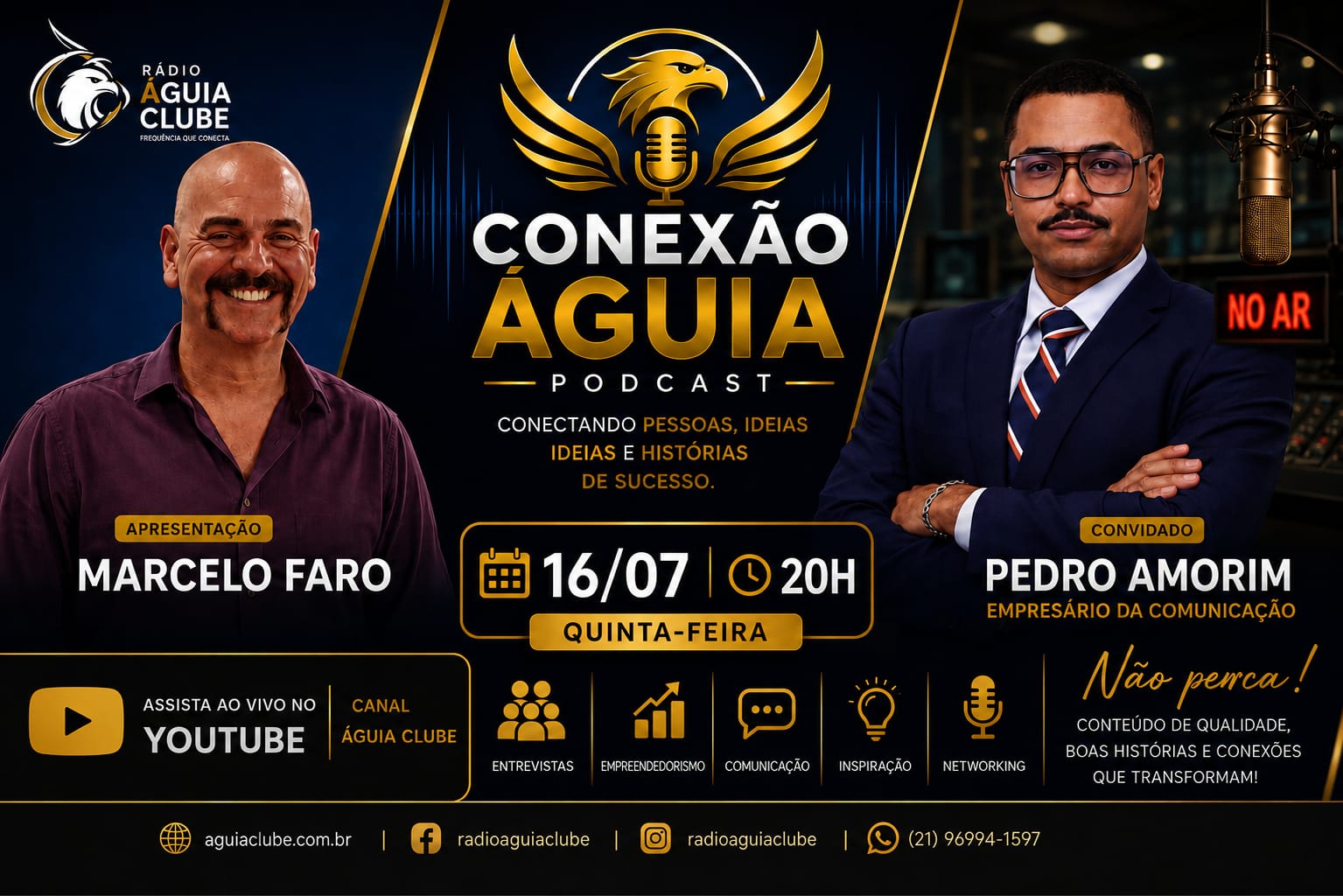 CONEXÃO ÁGUIA COM PEDRO AMORIM