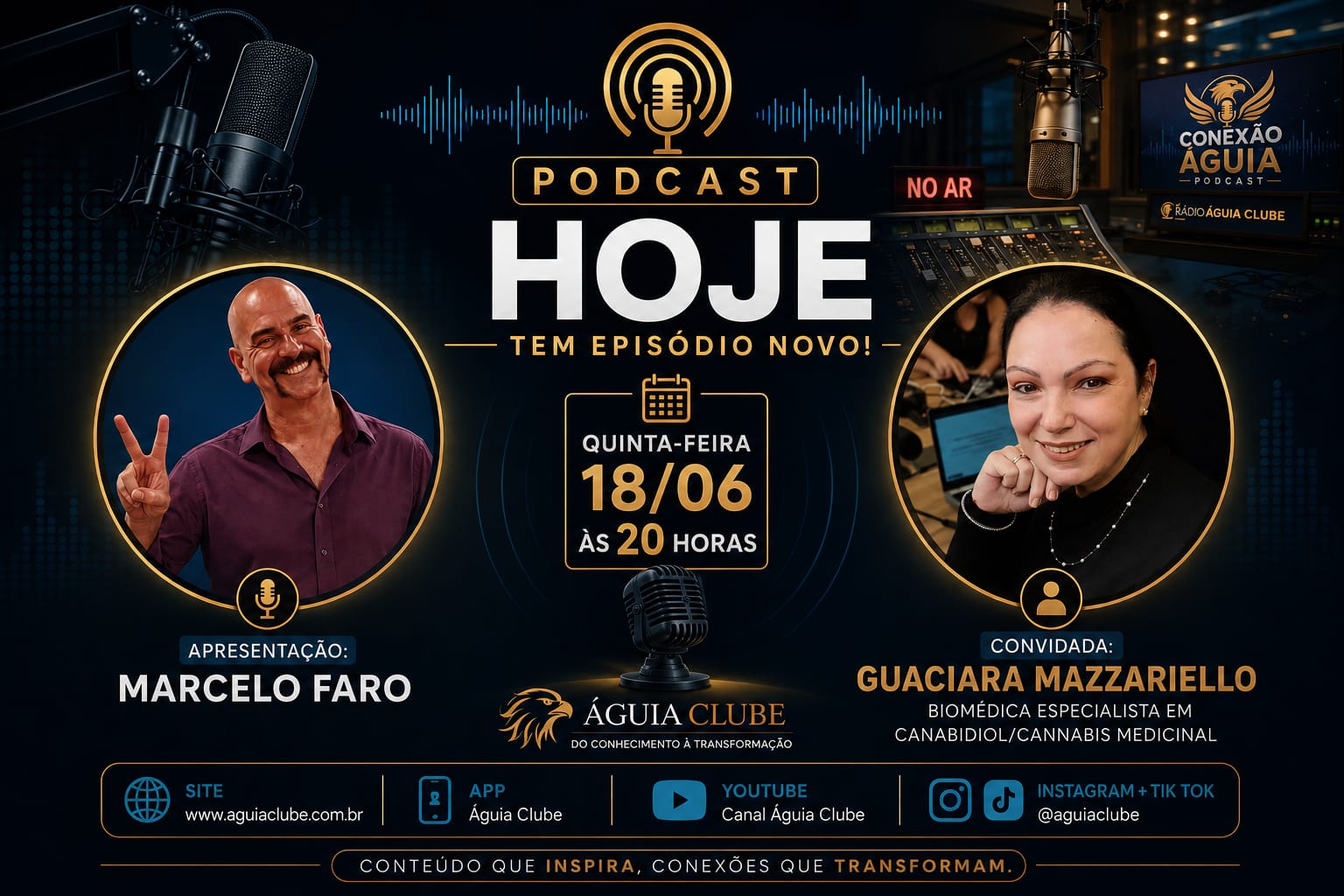 CONEXÃO ÁGUIA COM A DRA. GUACIARA MAZZARIELLO
